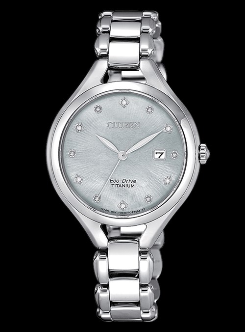 Orologio Citizen Lady Super Titanio Madreperla Diamanti  EW2560-86D