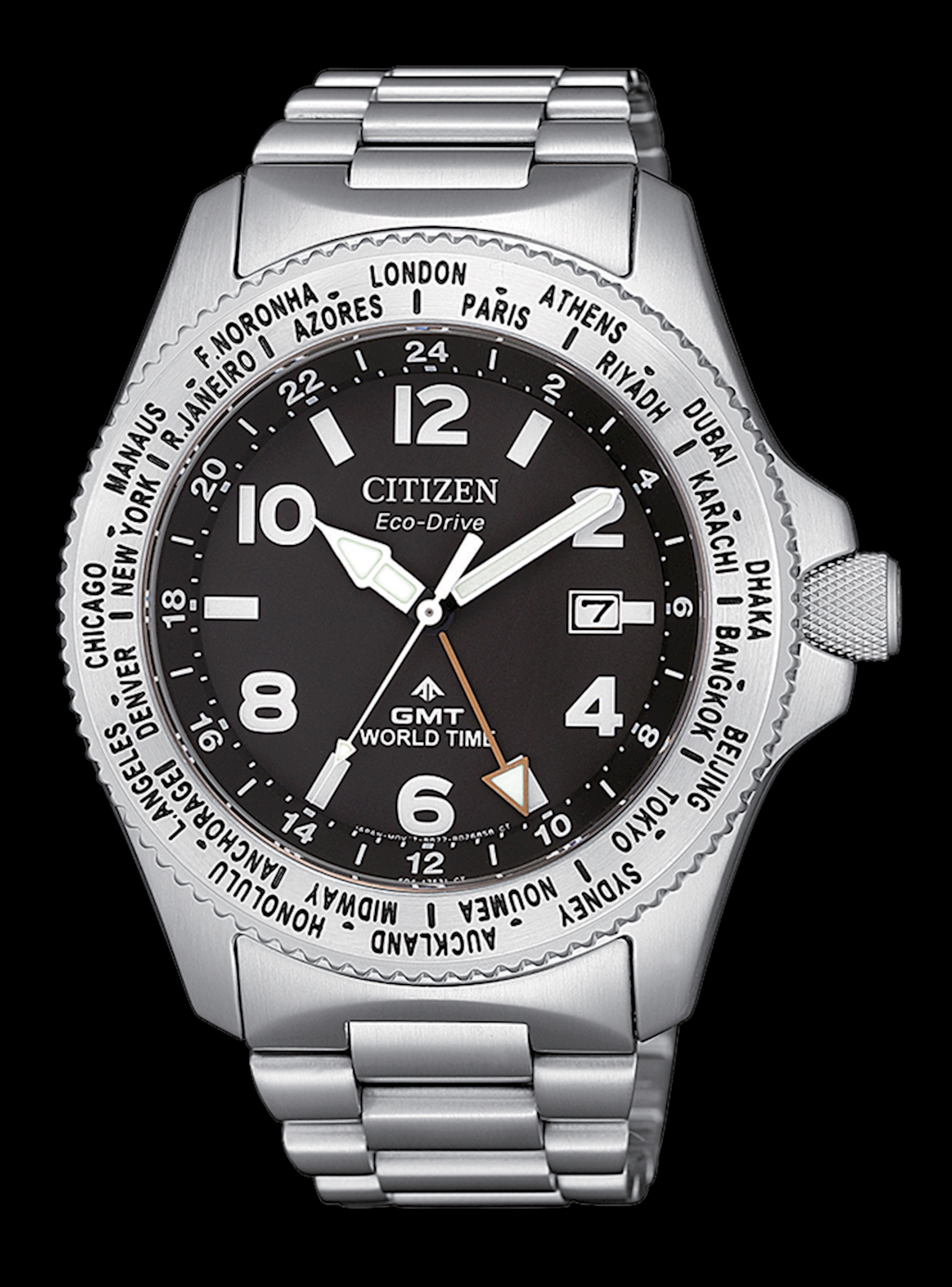 Orologio Citizen Crono Pilot Super Titanio Radiocontrollato CB5850-80E