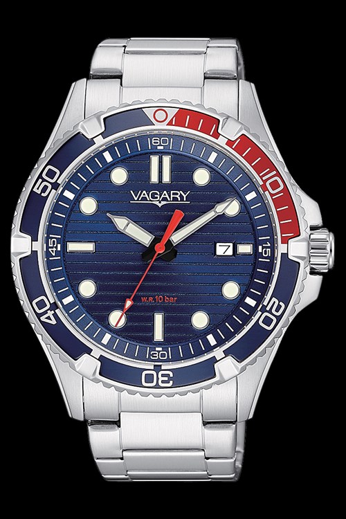 Orologio Vagary by Citizen solo tempo uomo AquaDiver IB8-712-71