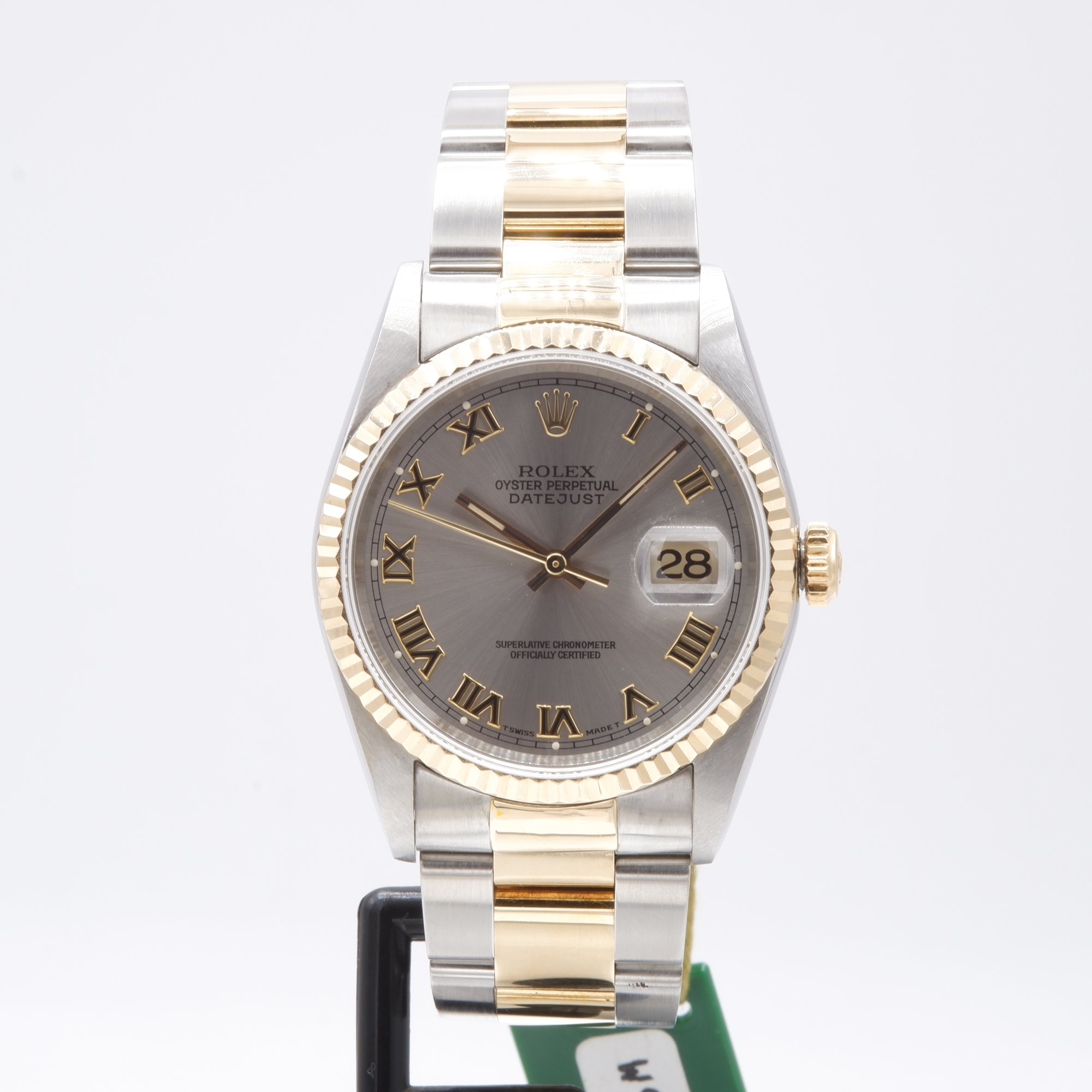 Rolex Datejust 16233 jubilee year 1991 champagne full set