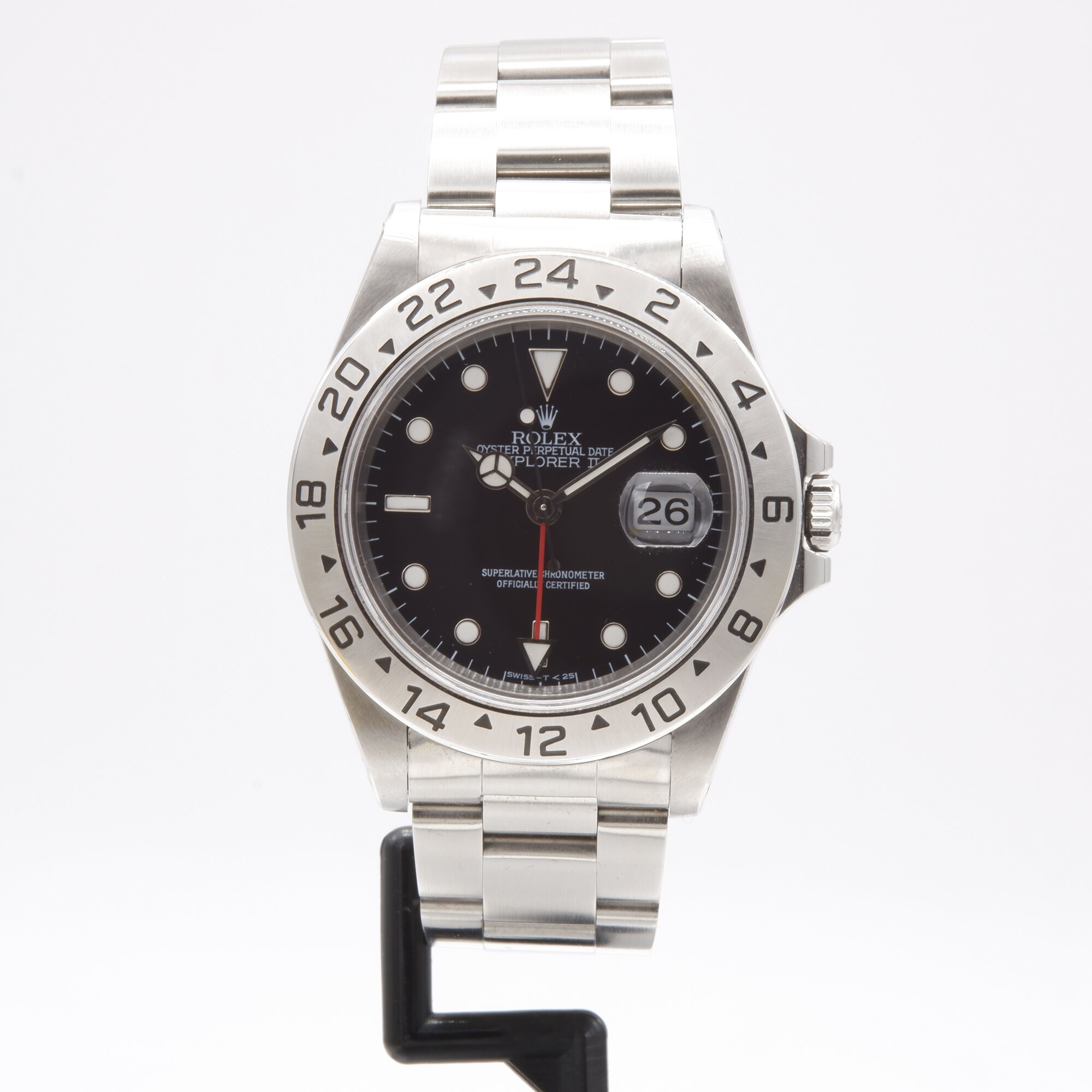 Rolex Explorer 2 16570 nero Oyster anno 1997 full set