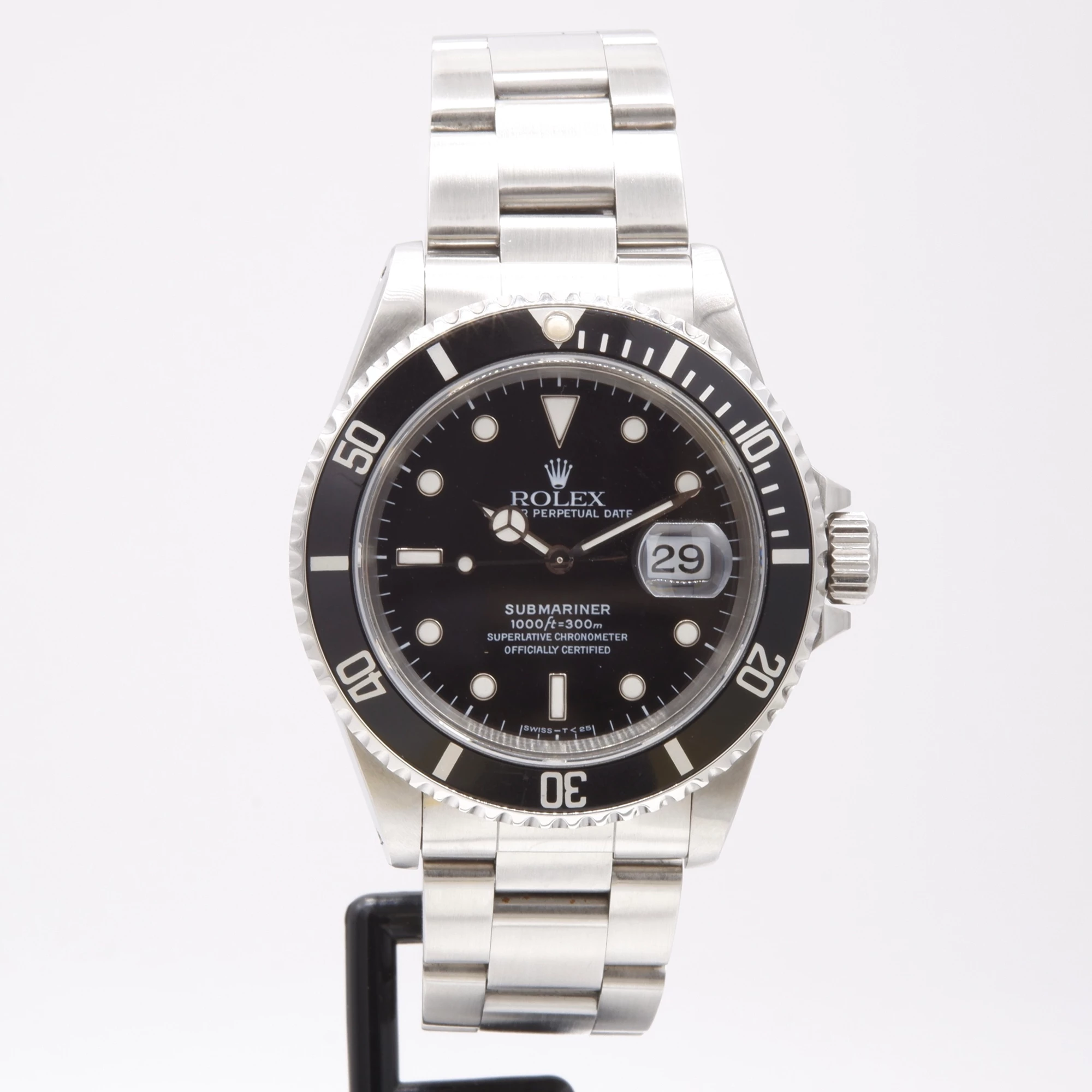 Rolex Submariner Data 16610 oyster anno 1996